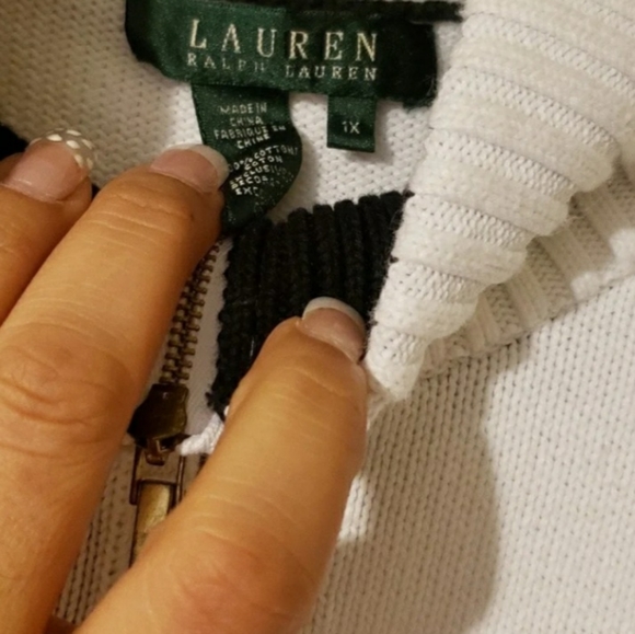 White crest pull over Lauren Ralph Lauren Sweater Womens - Picture 6 of 6